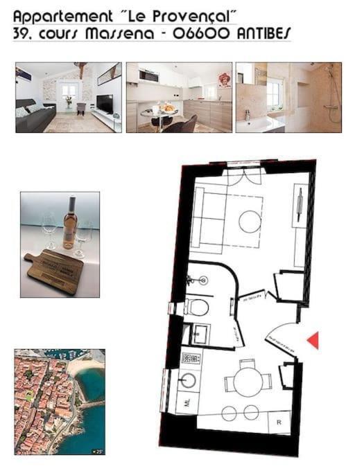 Le Provencal - Center Old Antibes 1Br Flat With Ac, Wifi Apartment Exterior photo
